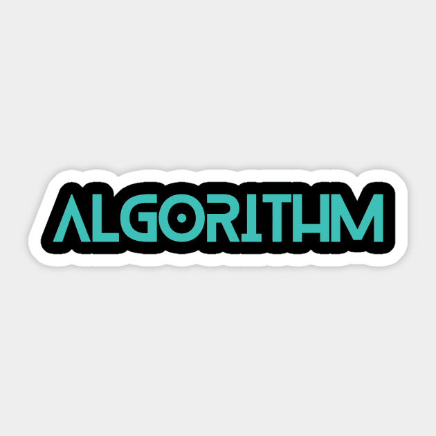 Algorithm cool modern design Sticker by Yexus